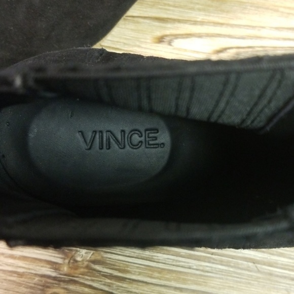 Vince Haider Suede Ankle Boots - Black - Picture 5 of 7